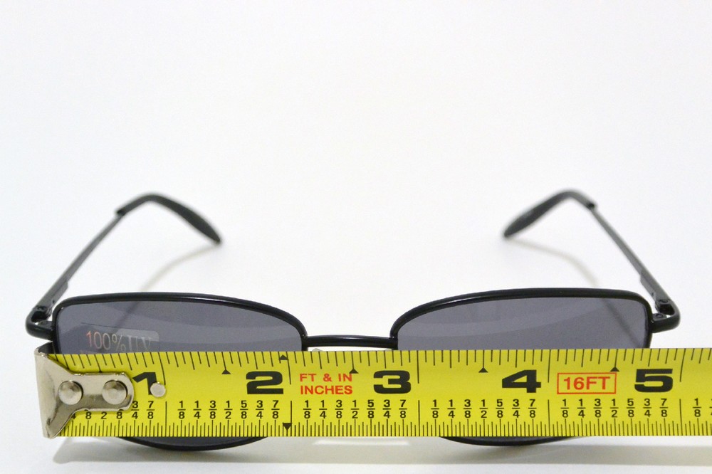 BIFOCAL reading sunglasses with SPRING HINGES power +2.00 BLACK Frame