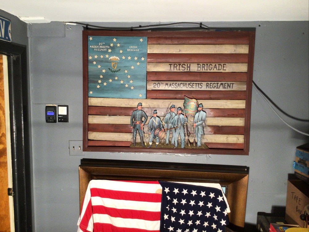 Irish Brigade 20th Massachusetts Regiment Sign
