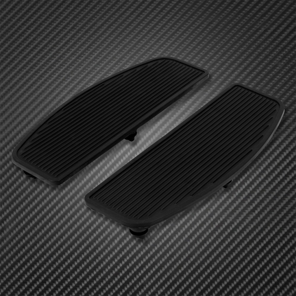 Front Floorboard Rubber Replacement Pad Insert Fit For Harley Touring Softail