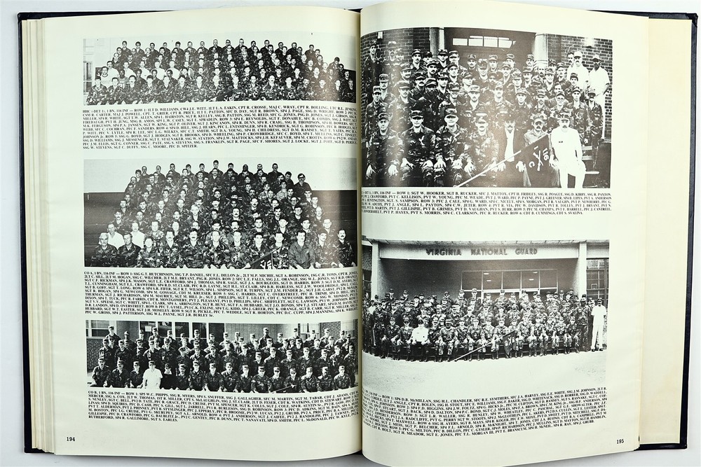 Virginia National Guard 1985 Unit History Book