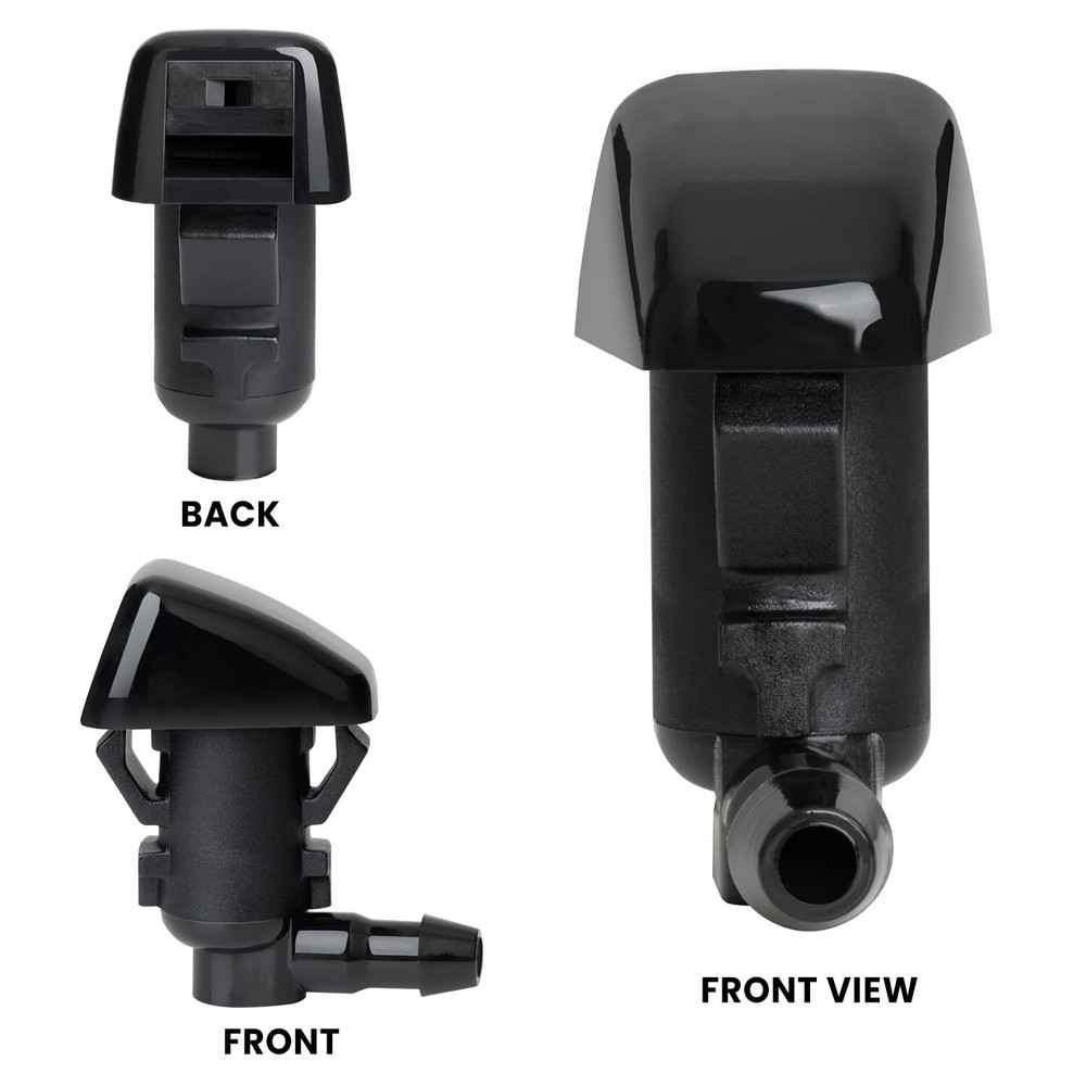 2PCS Front Windshield Washer Nozzle Fit for 2008-2012 Jeep Liberty