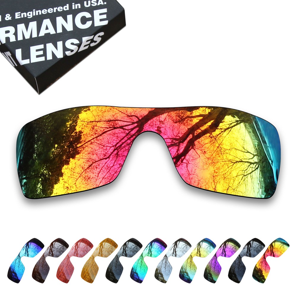 KEYTO Polarized Lenses Replacement for-Oakley Batwolf OO9101 - Multiple Options