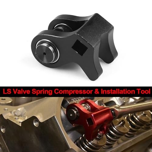 Ls Valve Spring Installation Tool Aluminum Compressor Tool Compatible Black
