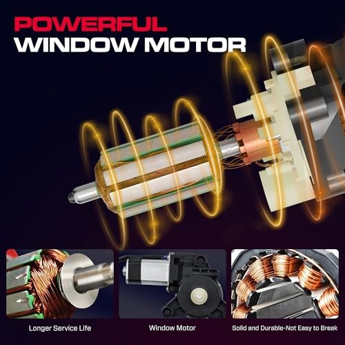 Front Passenger Side Power Window Regulator with Front Passenger With Motor