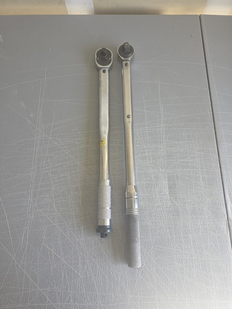 Two 1/2" Drive Torque Wrenches