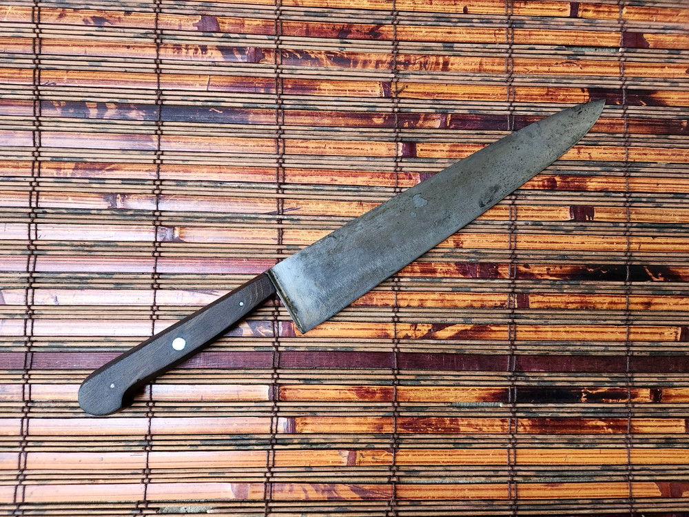 J.A. HENCKELS TWINWORKS 102-10" SOLINGEN GERMANY - NICE BLADE, SOLID HANDLE