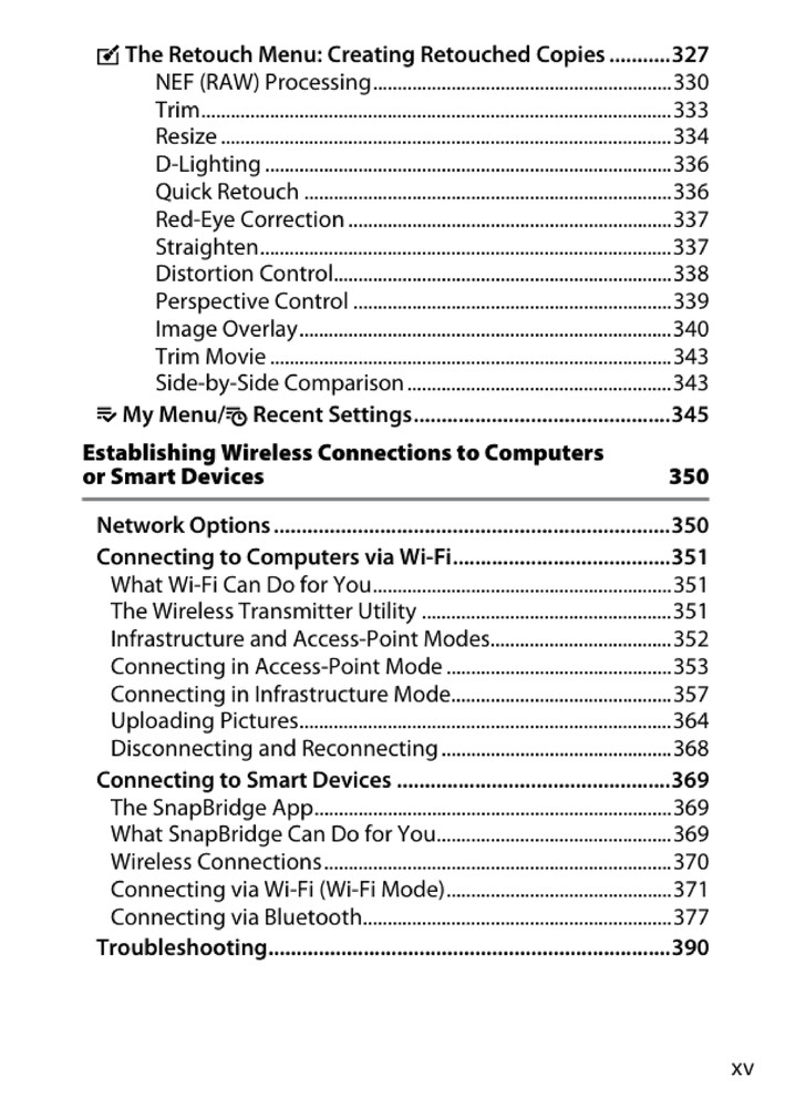 Nikon Z50 — User Reference Manual Guide — 1/2 Size, 5.5" x 8.5" Small Compact