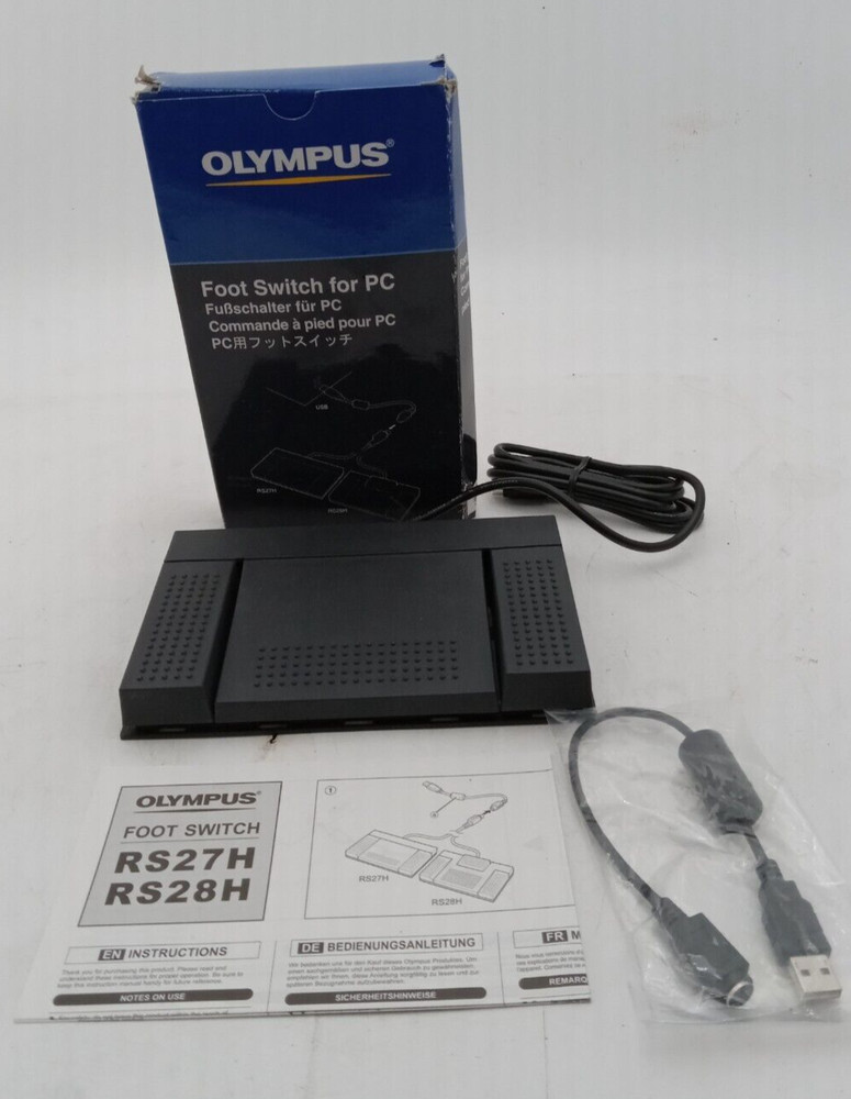 Olympus RS-27H 3-Button Footswitch with Keyboard Function UNUSED
