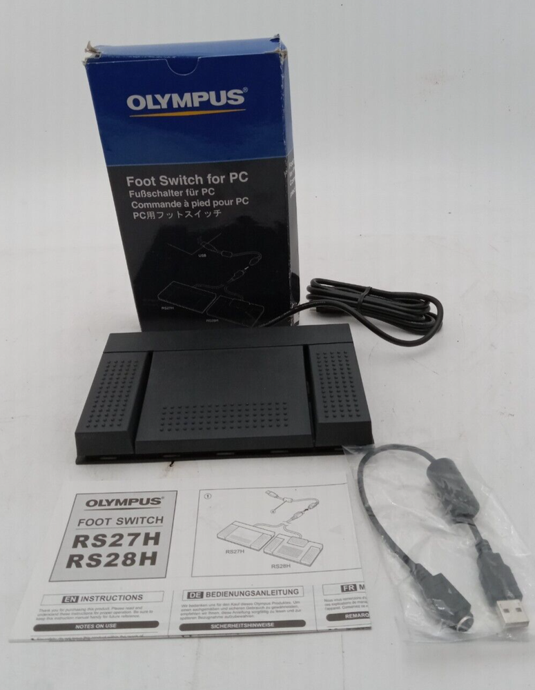 Olympus RS-27H 3-Button Footswitch with Keyboard Function UNUSED