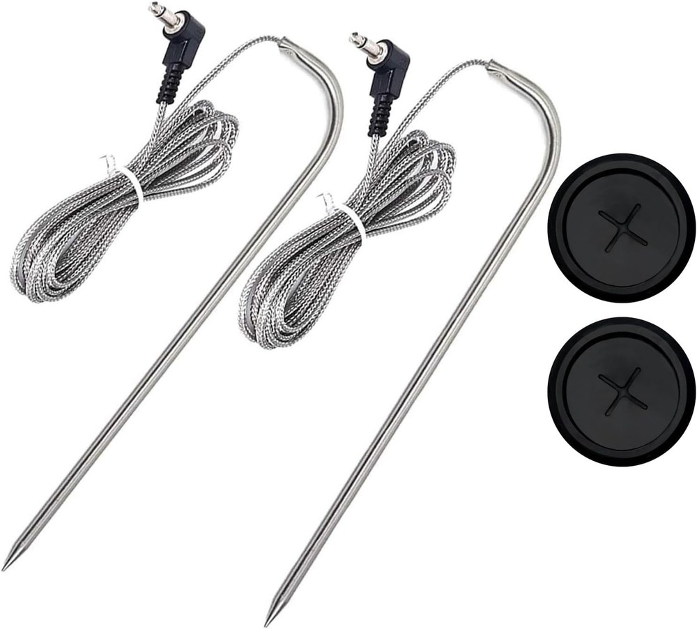 Durable 2-Pack Meat Probes for Pit Boss Grill - Effortless Grilling Precision
