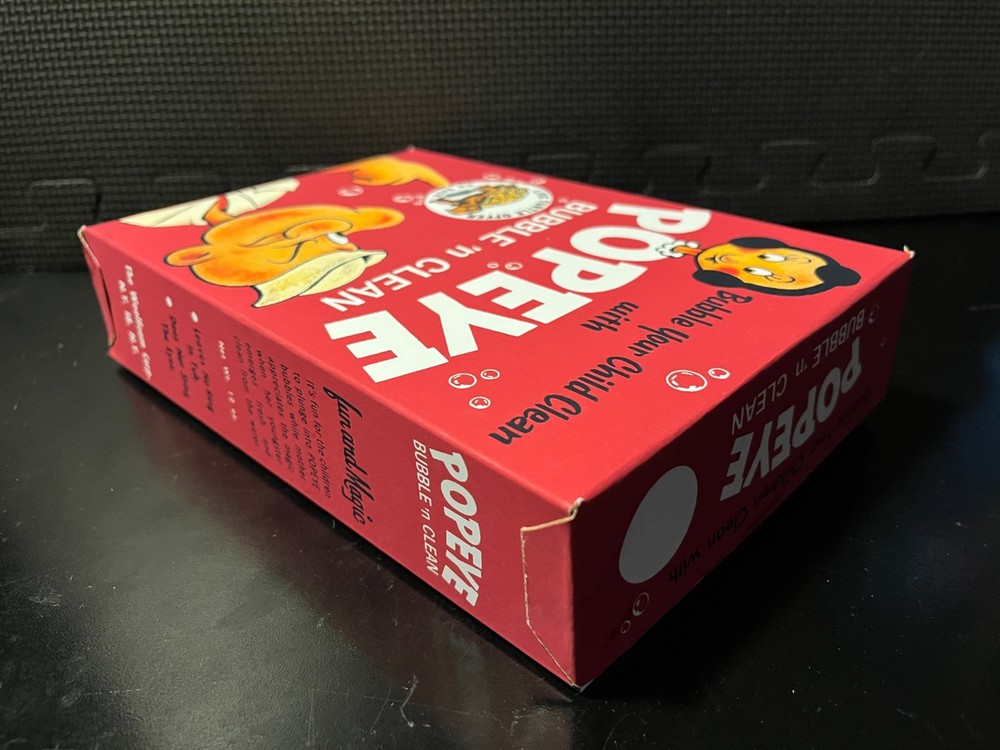 Popeye Bubble n Clean - Empty custom design display box