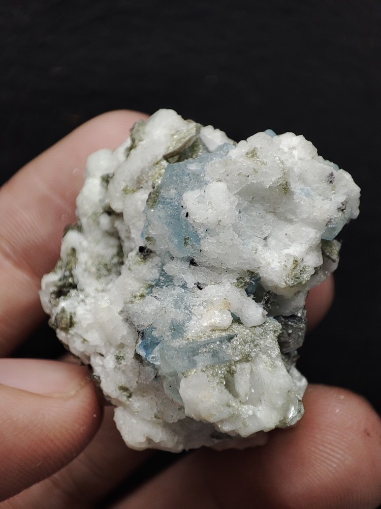 Alkali Beryl Crystal On Matrix With Nice Terminations-Pak.