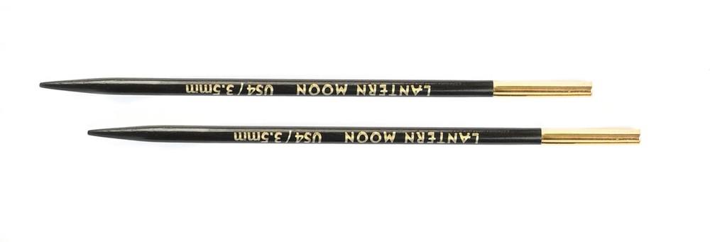 Lantern Moon 5" Ebony Interchangeable Knitting Needles 4 US (3.5mm)