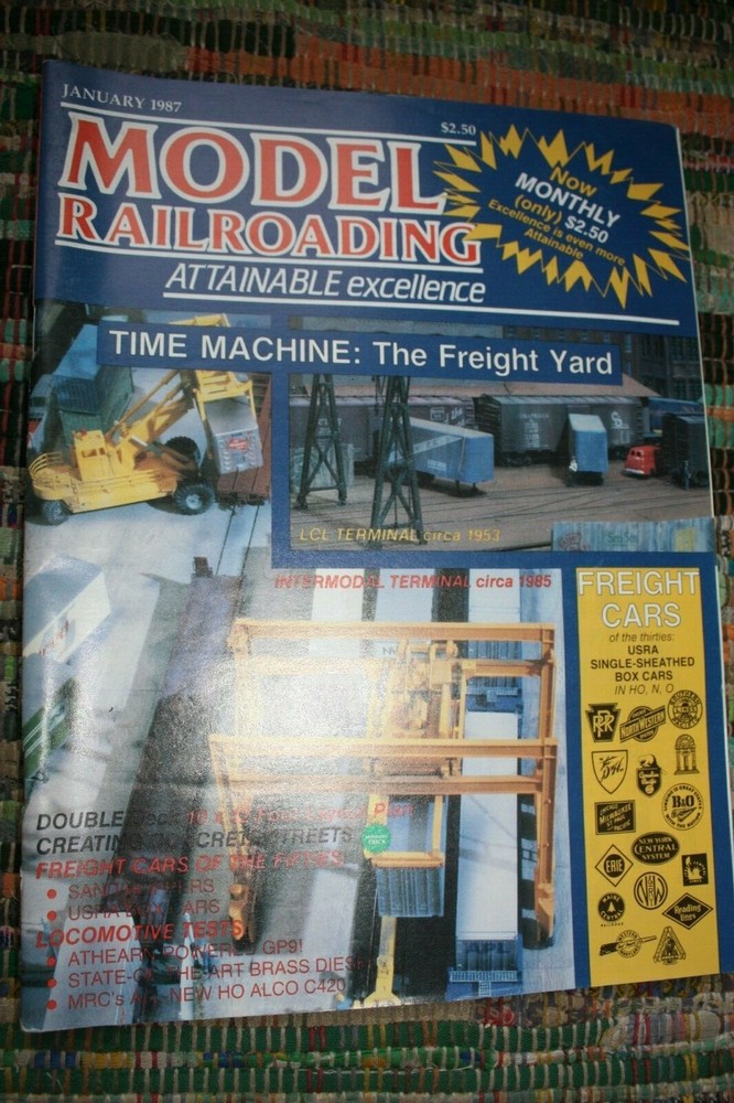 January 1987 Model Railroading Magazine