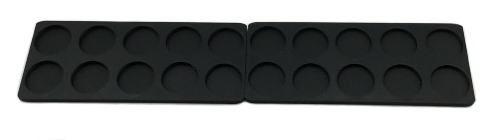 25mm 10 Models Rectangular Movement Tray | High Quality | Great for Miniatures