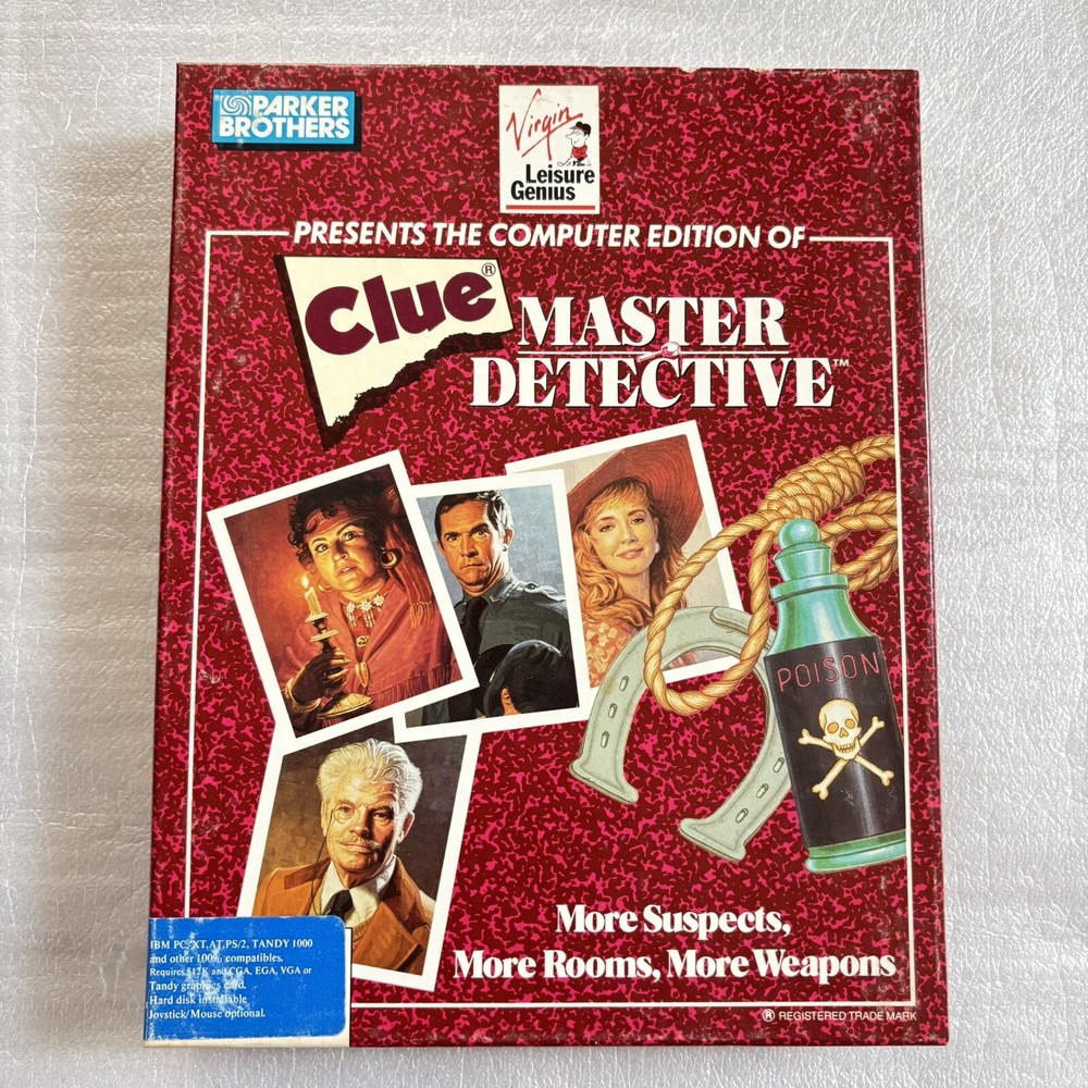 Clue Master Detective Tandy / IBM Complete