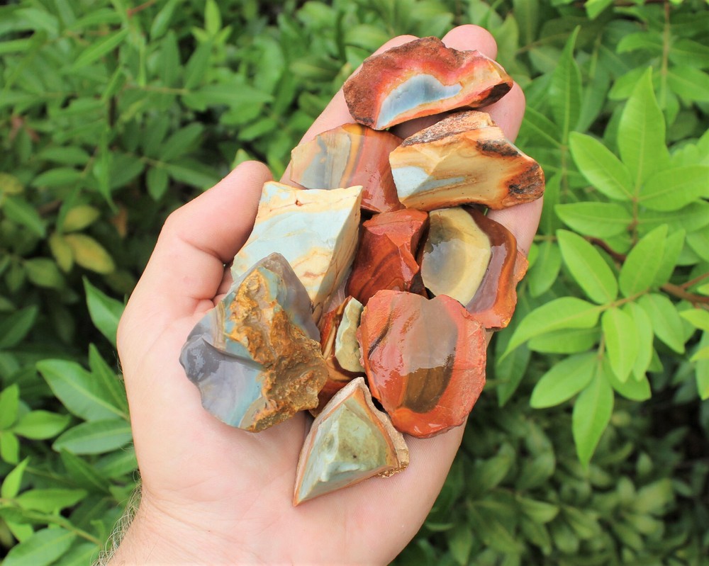 Polychrome Jasper Rough Natural Bulk Lots (Raw Polychrome Jasper, Desert Jasper)