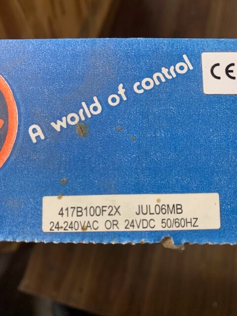 417B100F2X AUTOMATIC TIMING CONTROLS