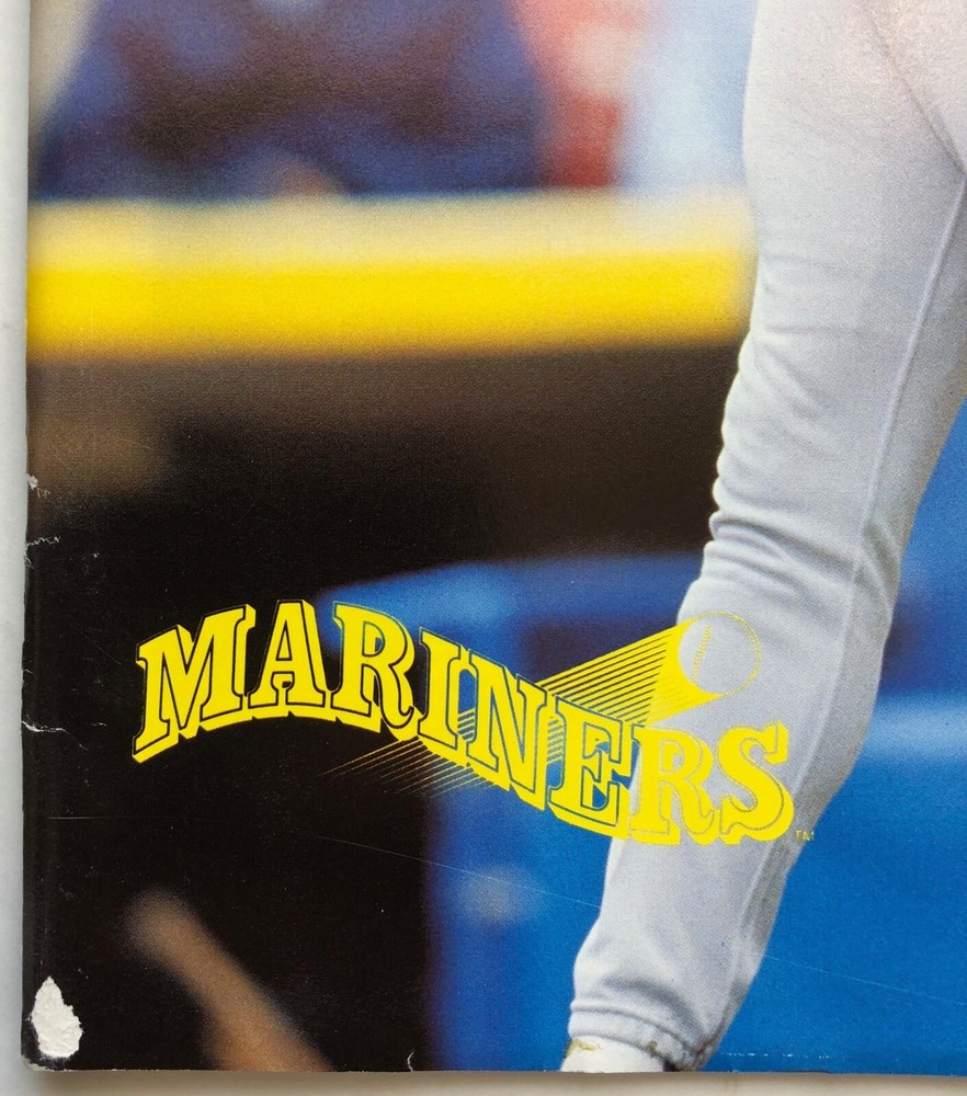 1991 Seattle Mariners Vs California Angels Spring Training Program Griffey Cover