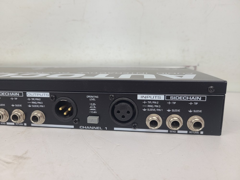 Behringer MDX 1400 Autocom Pro Audio Dynamics Processor With Manual (TESTED)