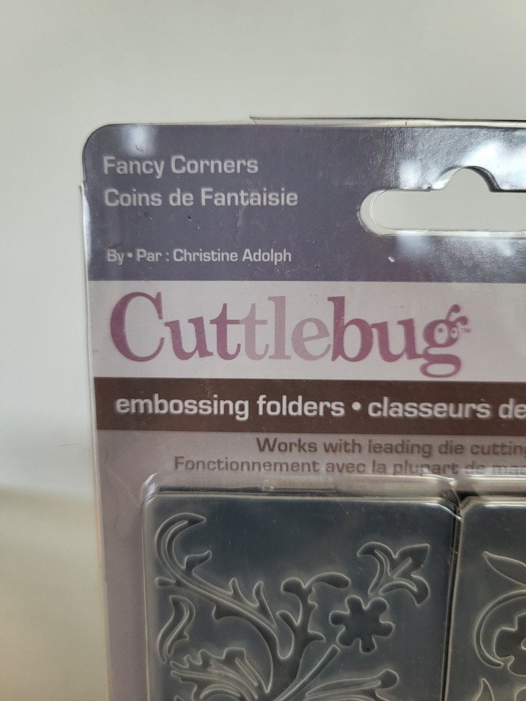 Cuttlebug Fancy Cornors Embossing Folders (4) Provo Craft