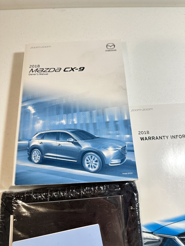 2018 Mazda CX-9 Owner's Manuals Set OEM
