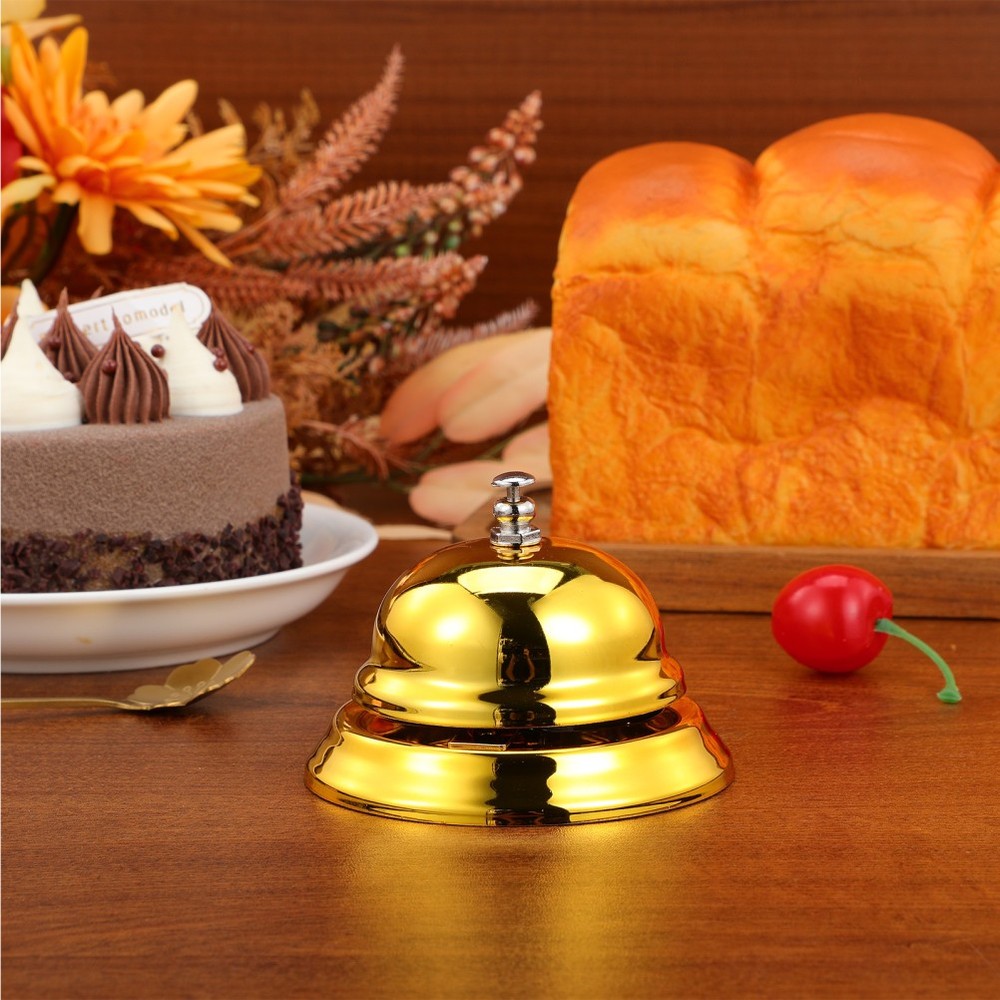 Creative Reception Bell Pressing Service Bell Metal for Restaurant Kitchen