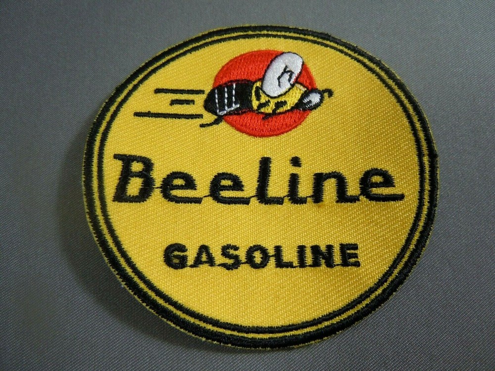 BEELINE Gasoline Embroidered Iron-On Uniform-Jacket Patch 3"