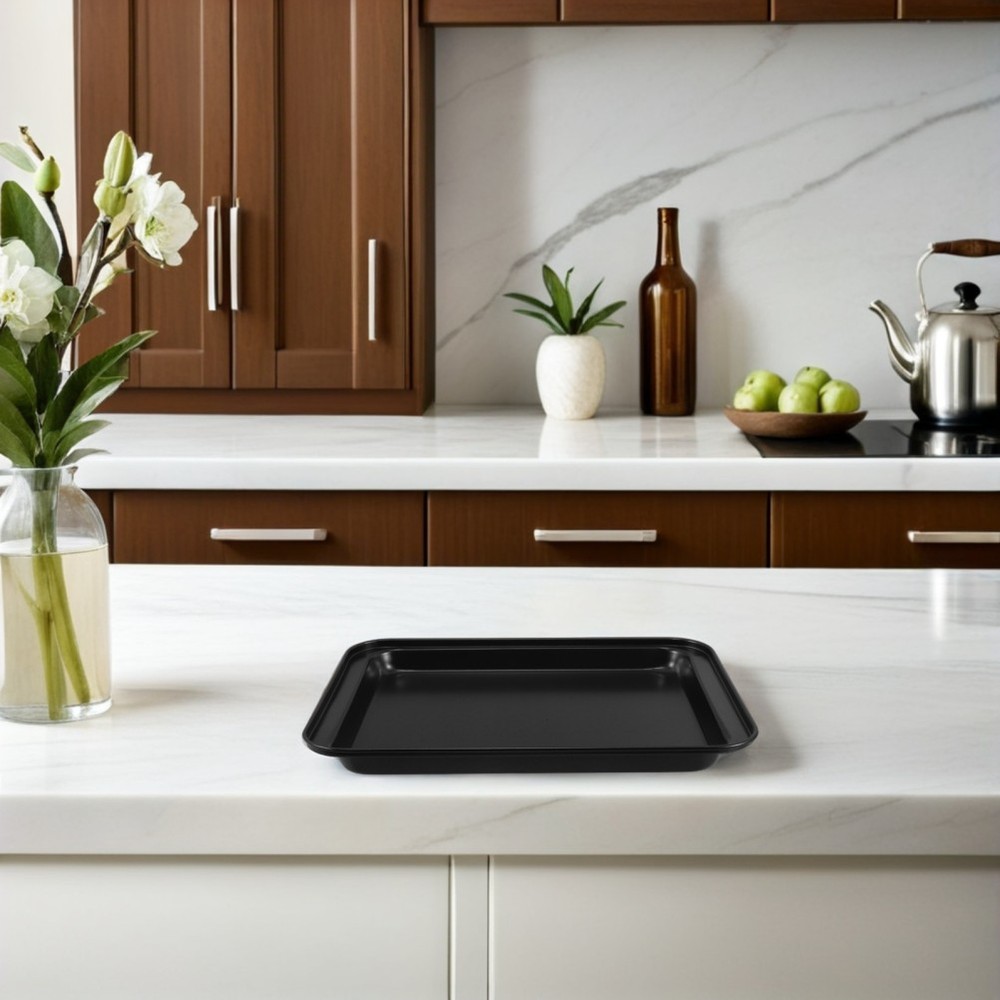 Rectangular Non-stick Baking Pan Toaster Oven Sheet Bread Brownie