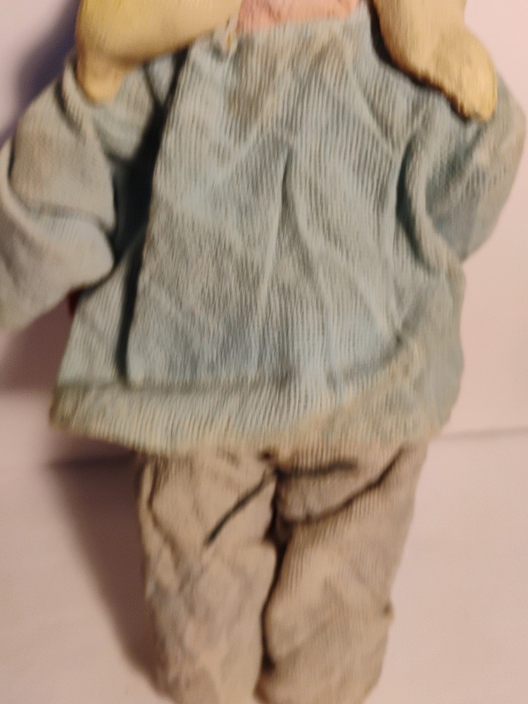 Primitive Handmade Hippie Looking Easter Bunny Rabbit 9 Inches High