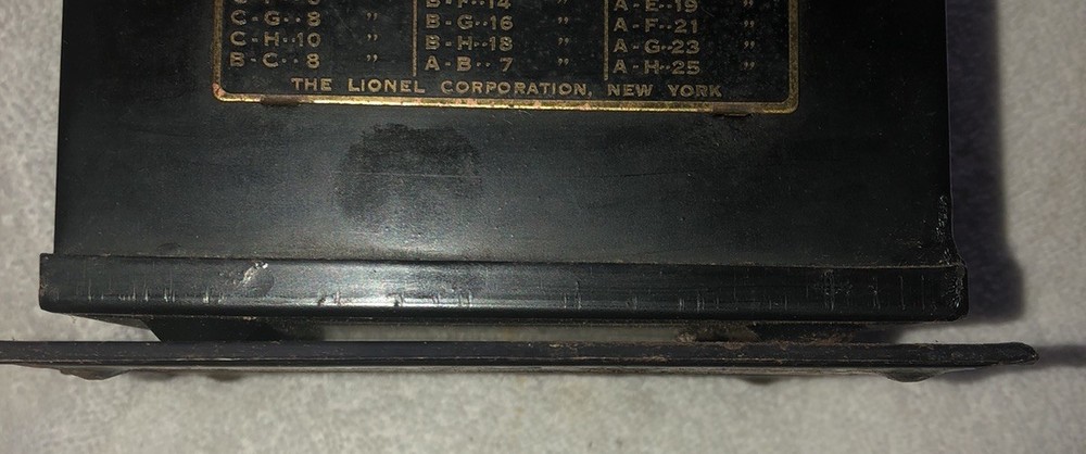 LIONEL PREWAR K TYPE 150 WATT MULTI VOLT TRANSFORMER, TESTED