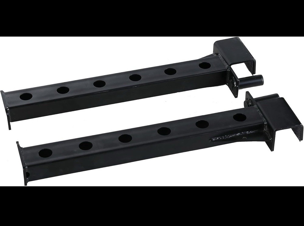 Power Rack with Adjustable Arms - Compatible with 5/8" Hole, Includes J-Hooks...