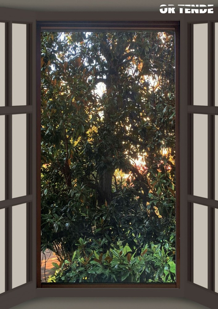 BLACK ALUMINUM Customized Replacement Net for Fixed or Sliding Mosquito Nets