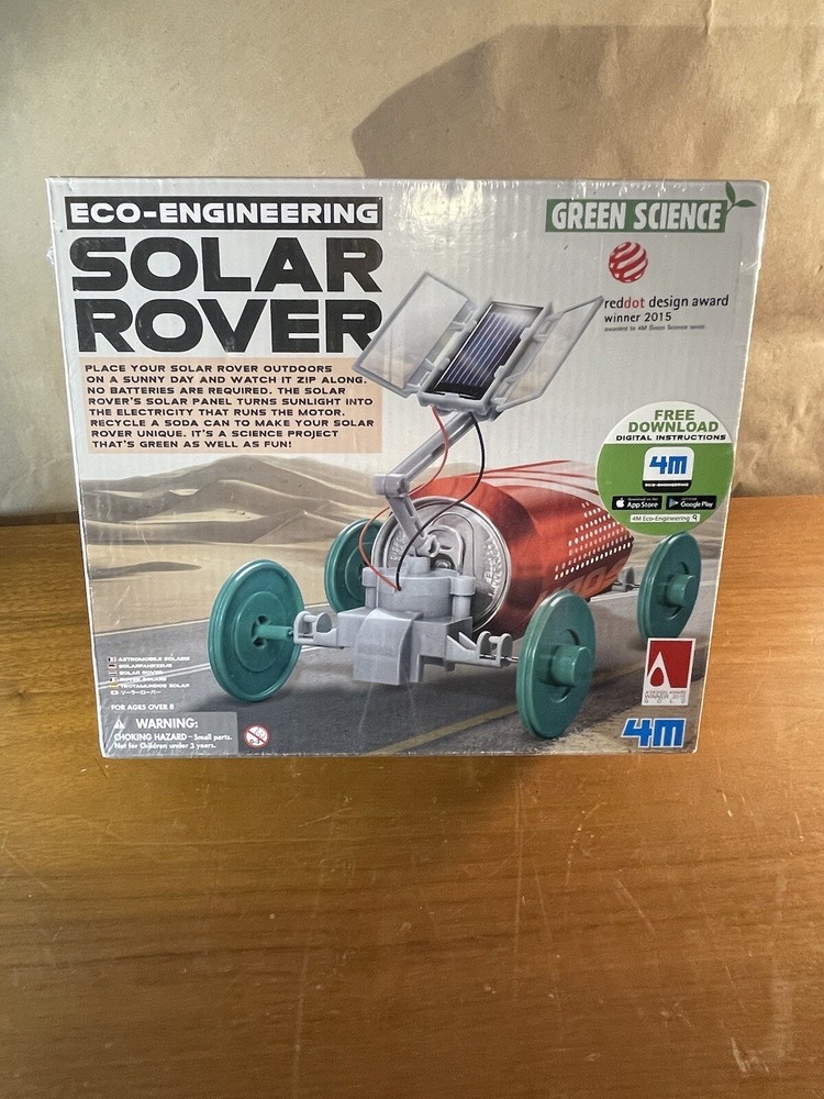 Eco- Engineering Solar Rover New In Box Green Science