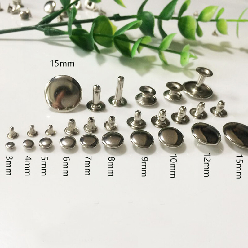 12mm Single Cap Rivets Studs