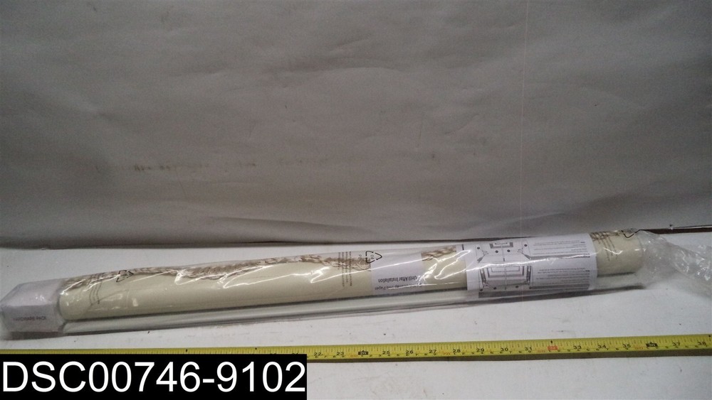 CTWC_FB3164 Cream Colored Fringe Pull Down Shade 31" x 64"