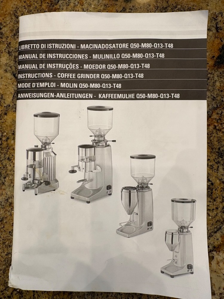 Quamar M80 On Demand Electronic Espresso Grinder
