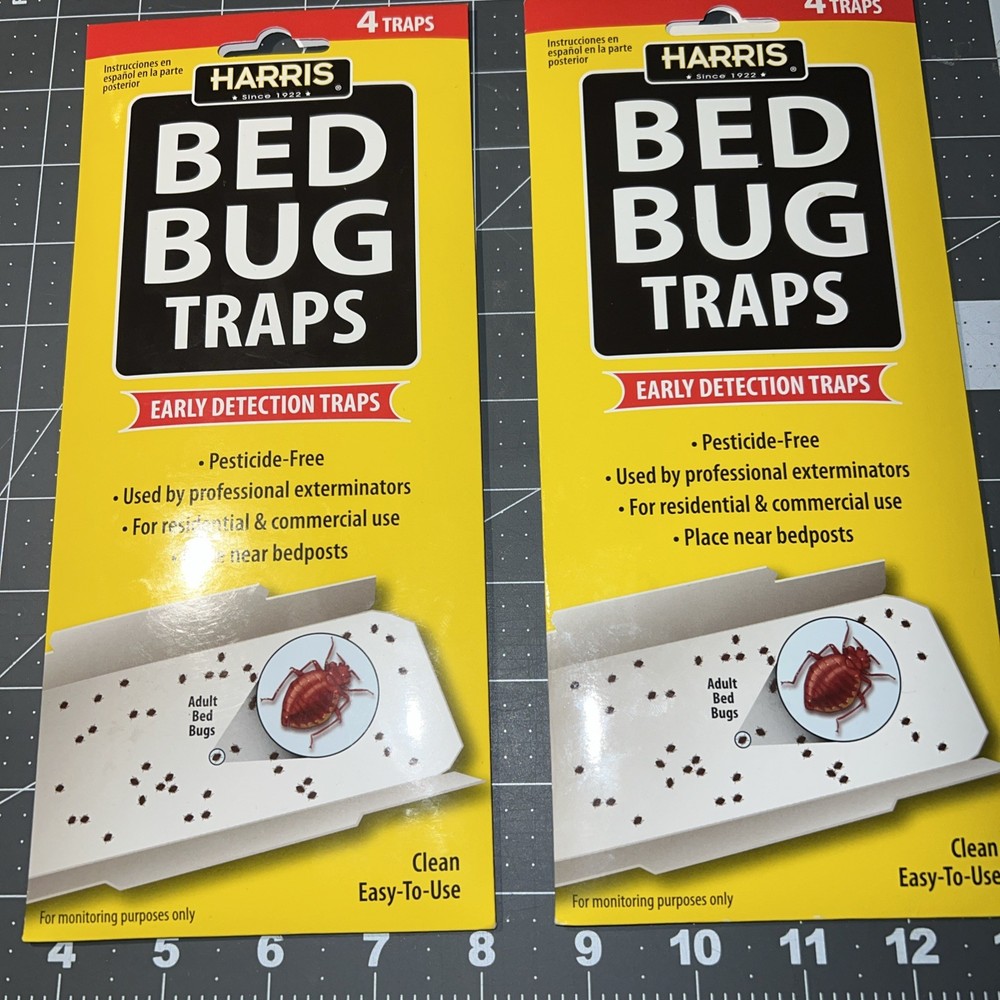 Harris Bed Bug Early Detection Glue Traps (6 Total) Very Effective Easy to Use