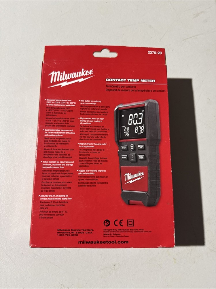 Milwaukee Contact Temp Meter.