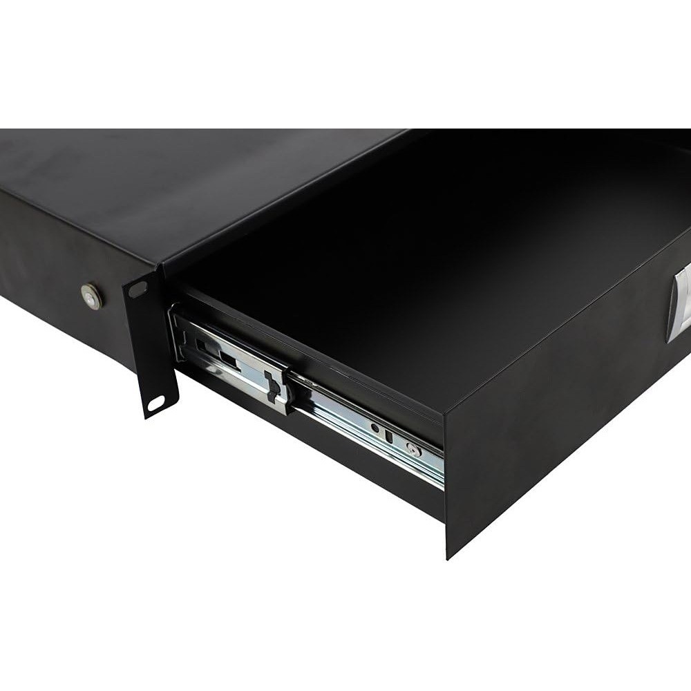 19in 4U 铁皮 抽屉 DJ机柜 黑色