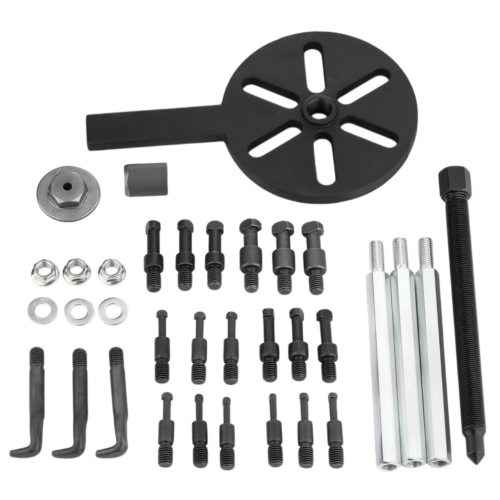 21 in1 Bearing Disassembly Puller Inner Hole Removal Tool Three-jaw Puller Set