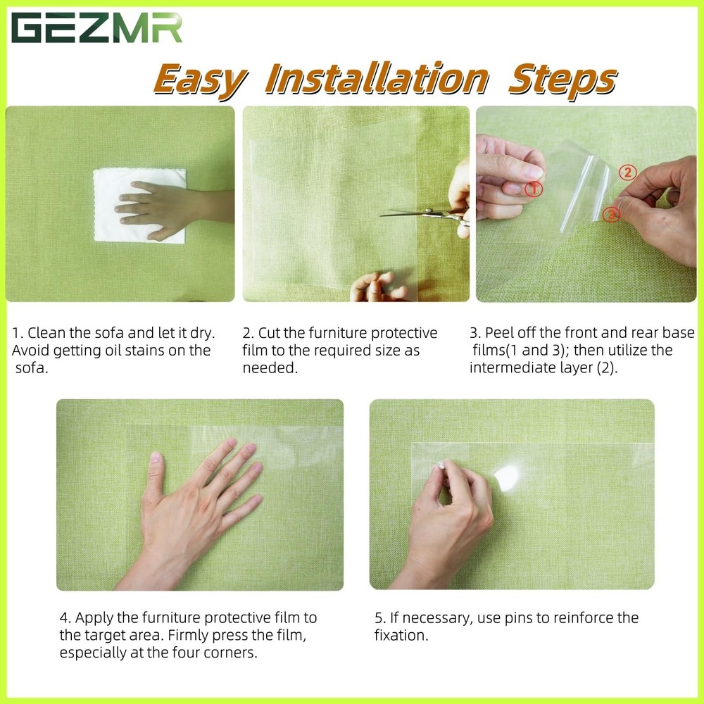 14 Pack Heavy Duty Cat Scratch Protector Single Sided Anti Scratch Guard Shield