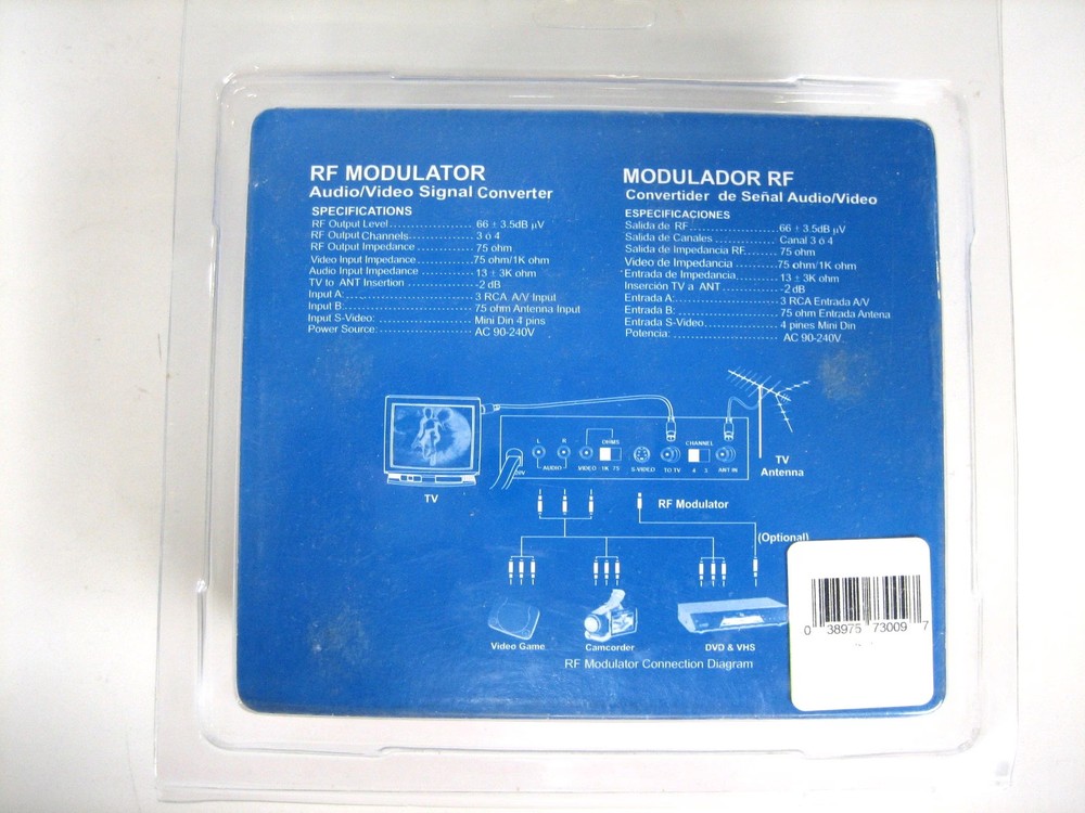 Philmore 70-3009 Video Stereo RF Modulator *NEW*