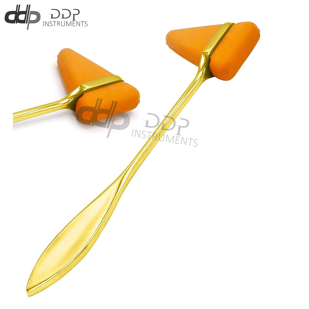Gold Plated Orange - Taylor Tomahawk Reflex Hammer for Examination