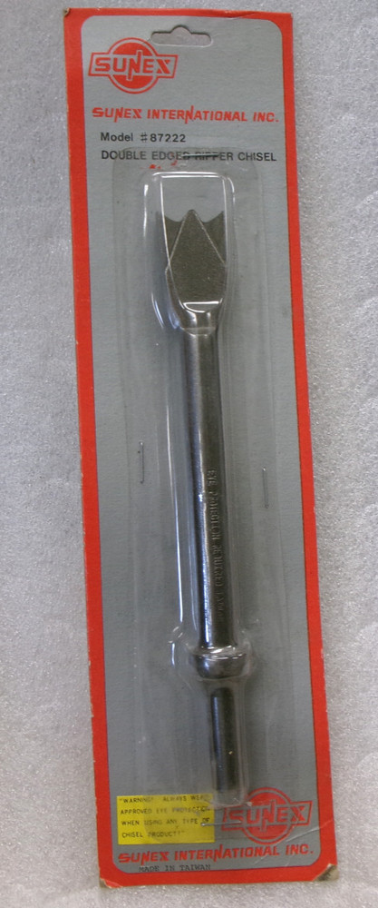 SUNEX MODEL #87222 DOUBLE EDGED RIPPER CHISEL BIT #261i