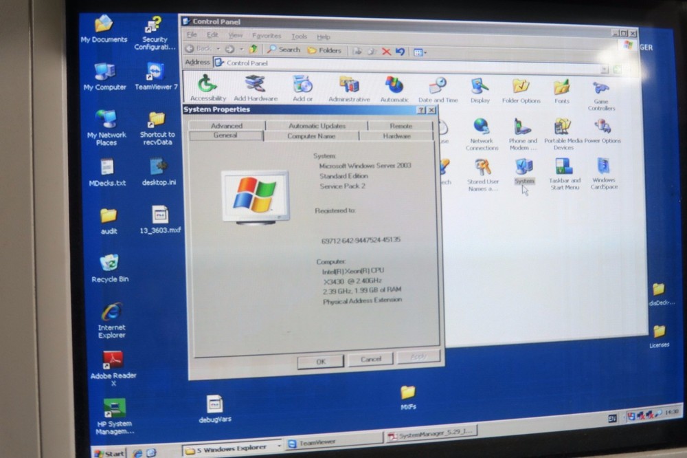 Omneon system manager PC (ref 2)