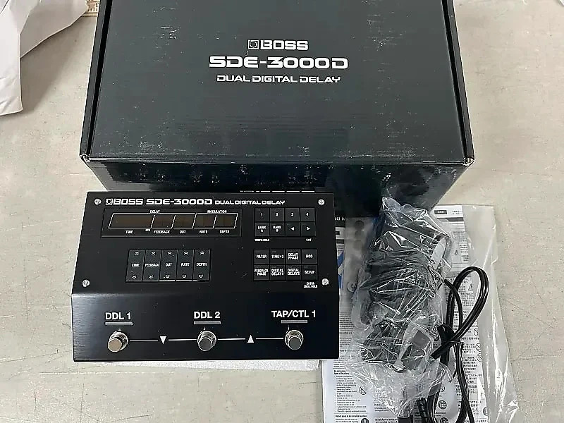 Boss SDE-3000D Dual Digital Delay 2023 - Present - Black