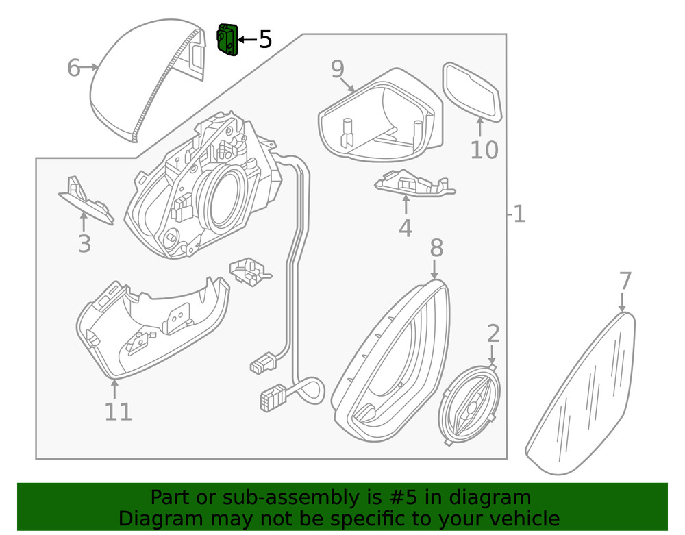 Genuine Audi Display Unit 11B-949-146