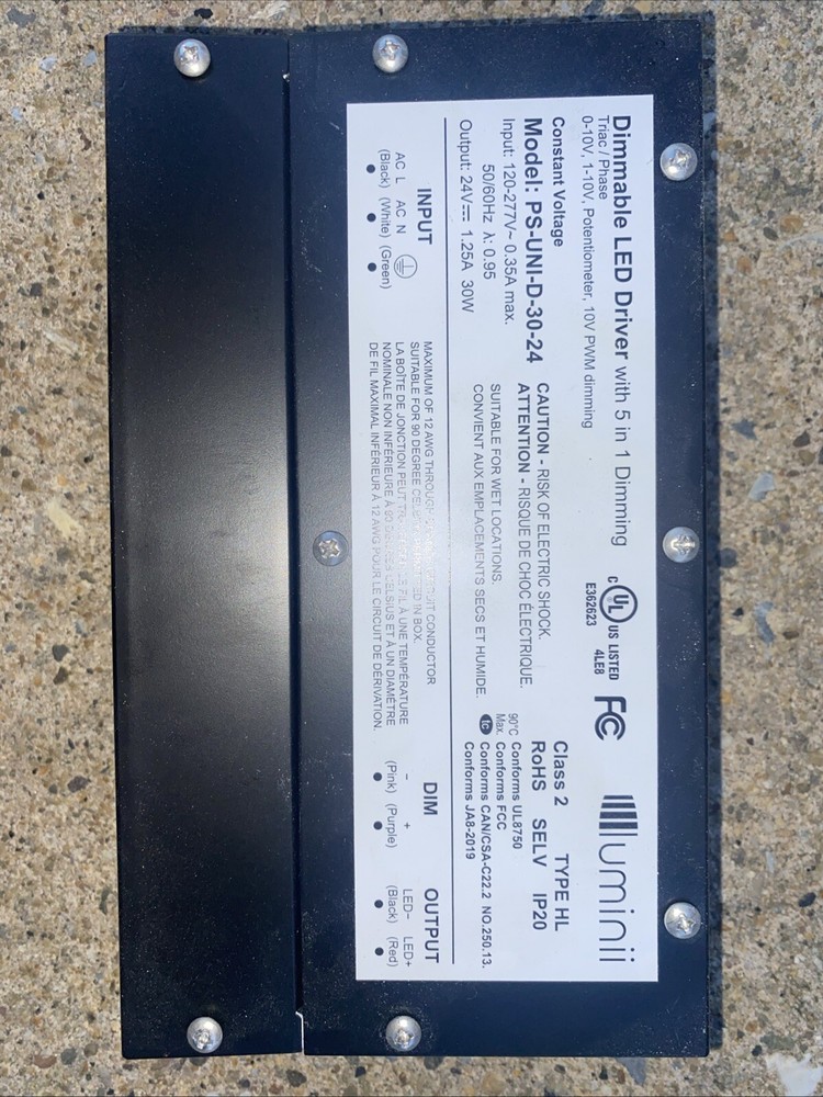 Dimmable LED Driver With 5 In 1 Dimming