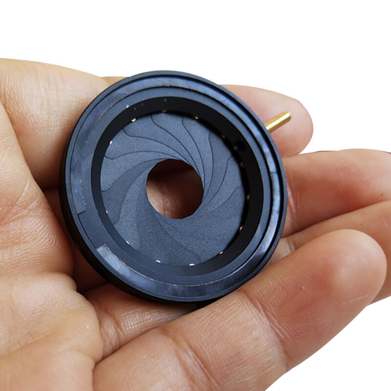 Adjustable Diaphragm Mechanical Iris Aperture Camera Microscope Module 1.5-25mm